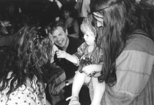 and little girls are leading Neil